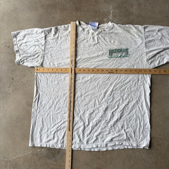 VINTAGE Y2K 2001 JOEY HARRINGTON HEISMAN T-SHIRT OREGON DUCKS COLLEGIATE MENS XL - Picture 6 of 6